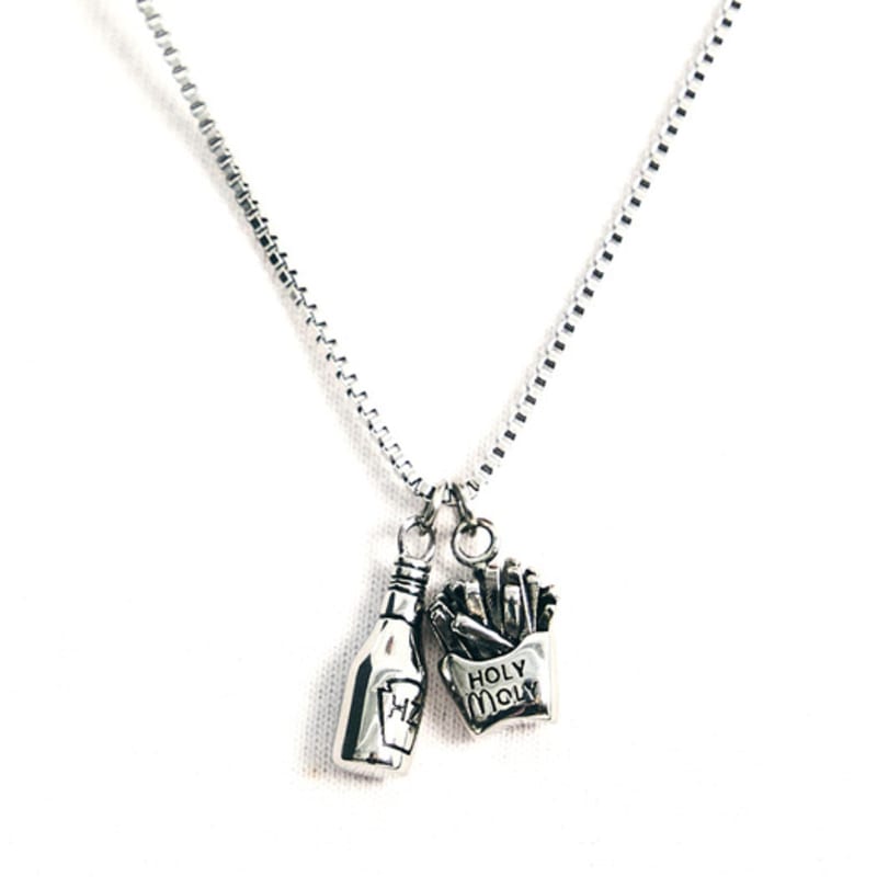 S SY Holymoly French Fries Pendant Necklace