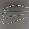 5pcs Waist Beads Needle Long Straight and Big Eye Beading Thread Needle for Bracelets Necklace Jewelry Making Supplies