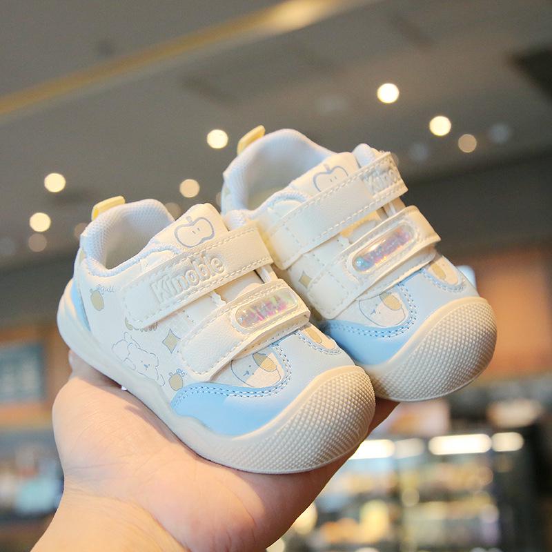 

Cartoon Velcro Non-Slip Baby Shoes - Soft Sole for Boys & Girls, Spring/Autumn 16-20 (Set of 5)