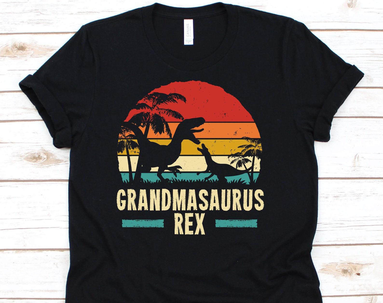 Grandmasaurus Rex Shirt, Grandma Shirt, Dinosaur Shirt, Grandma Dinosaur, Grandmasaurus Shirt, Grandma Gift, T-rex Shirt S