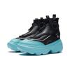 New LiNing Puff Durable Breathable High Top Sports Casual Shoes Women's Black Blue AZGS112-2