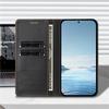 Suitable for Samsung S26 Edge phone case with leather texture, strong magnetic attraction, flip cover, S25 FE dual card slot protective case