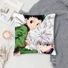 Anime Hunter X Hunter Pillow Case Fashion Square Pillowcase Bedroom Sofa Room Ins Decoration Leisure