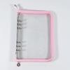 A5 6 Ring Binder Notebook with Zipper Pockets Photocard Holder Binder Sleeves Book Polaroid Small Card Photo Album