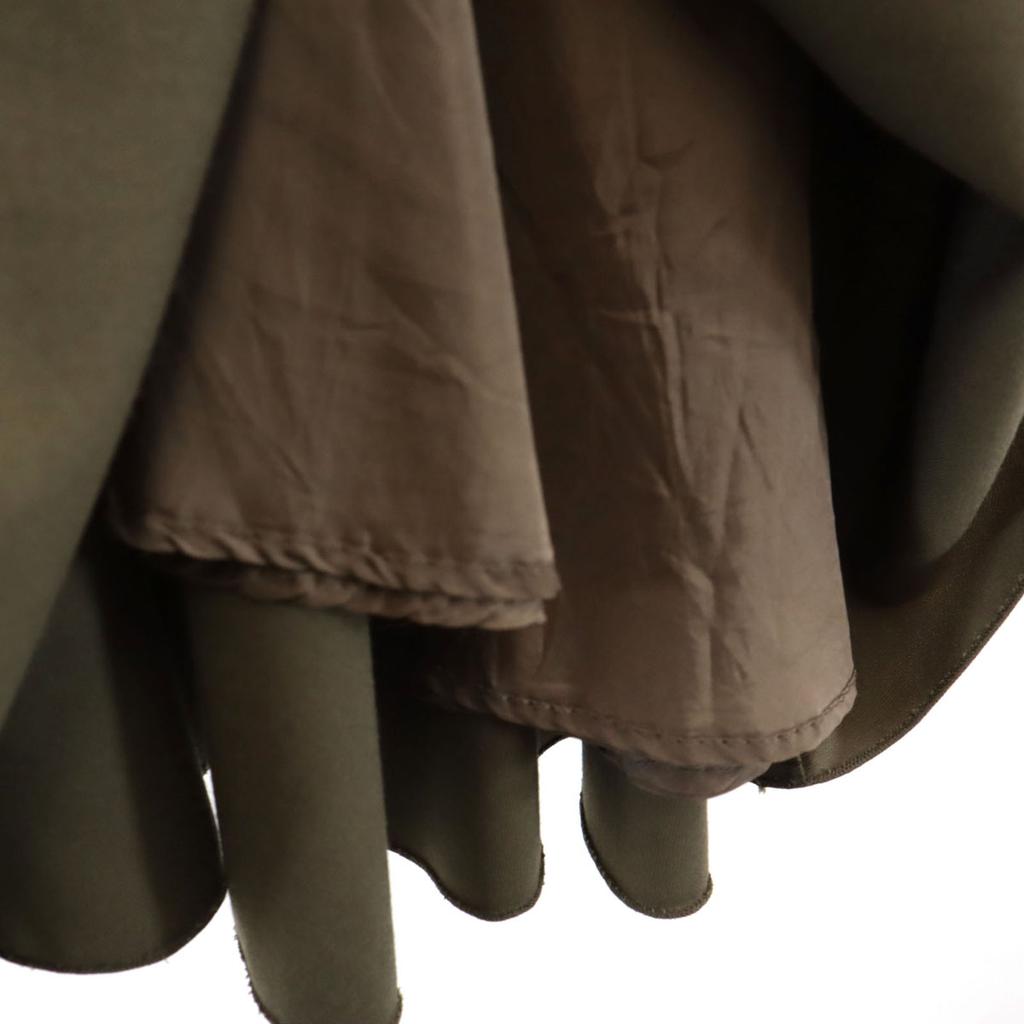 JOURNAL STANDARD made in Japan Midi length flare skirt 36 khaki Women Used