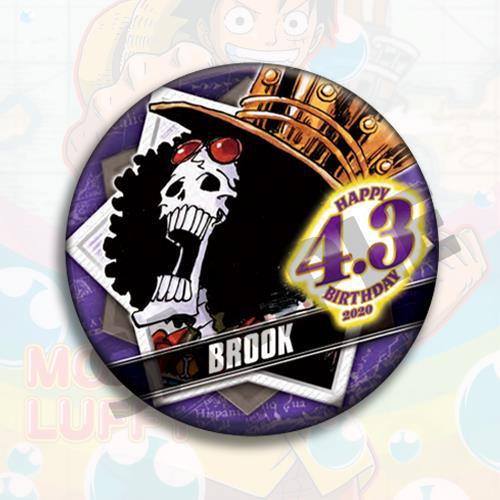 One Piece Anime Badge  Birthday Pin Luffy Zoro Chopper Sabo Ace Character Pendant Accessories Collection Merchandise Gift