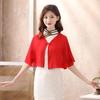 Women's Summer Chiffon Cheongsam Cardigan with Matching Skirt and Shawl – Loose, Plus Size Sunscreen Cape