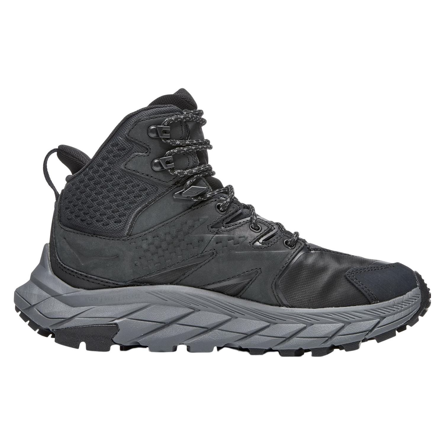 HOKA Anacapa Mid GORE-TEX Черно-серые женские кроссовки 1119372-BBLC 44 — фото 2