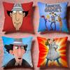 Fashion IInspector Gadgetied Cushion Cover Premium SkinFriendly Pillow Case MultiPurpose for Home Office Travel