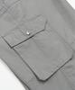 TOFFEE WOMEN W Elastic Waist Wide Cargo Pants (Grey)
