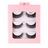 Roll 3 Pairs Of Chemical Fiber False Eyelashes Simulation Curled Thick Eyelashes