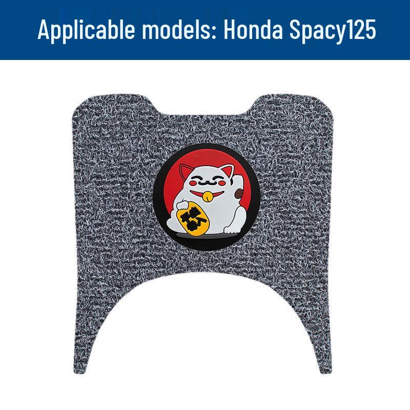 These silk foot pedal mats fit 26 Honda Spacy models and are waterproof, sun-proof, stain-resistant, and wear-resistant. A must-have accessory!