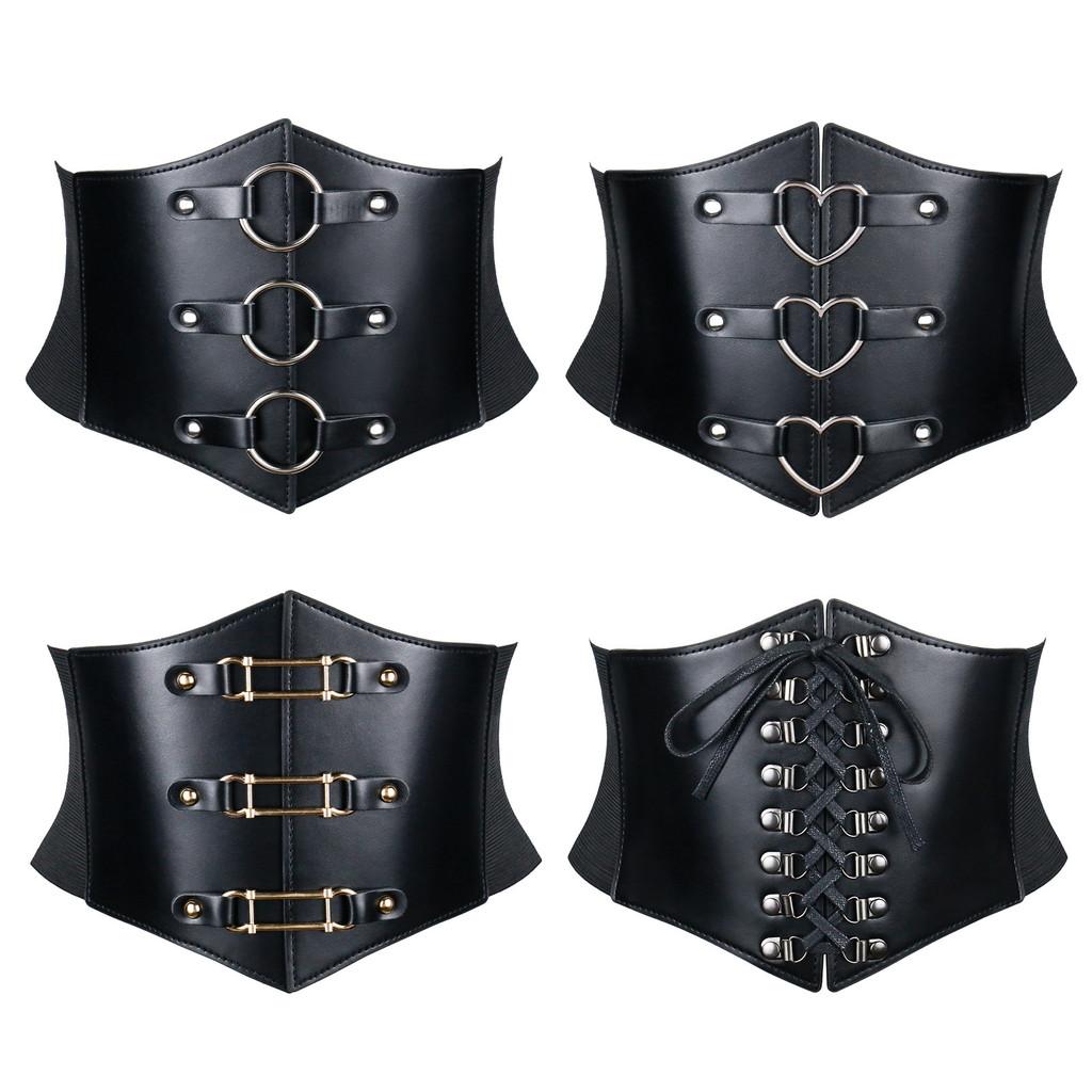 Elastic Solid Color Waistband Wide Belt Tie On Design Decoration Gift Fashion