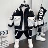 Îmbrăcăminte de primăvară și toamnă Set de îmbrăcăminte sport pentru copii Set de îmbrăcăminte pentru băieți Costum de jachetă pentru băieți Palton pentru bebeluși Pantaloni Set din două piese