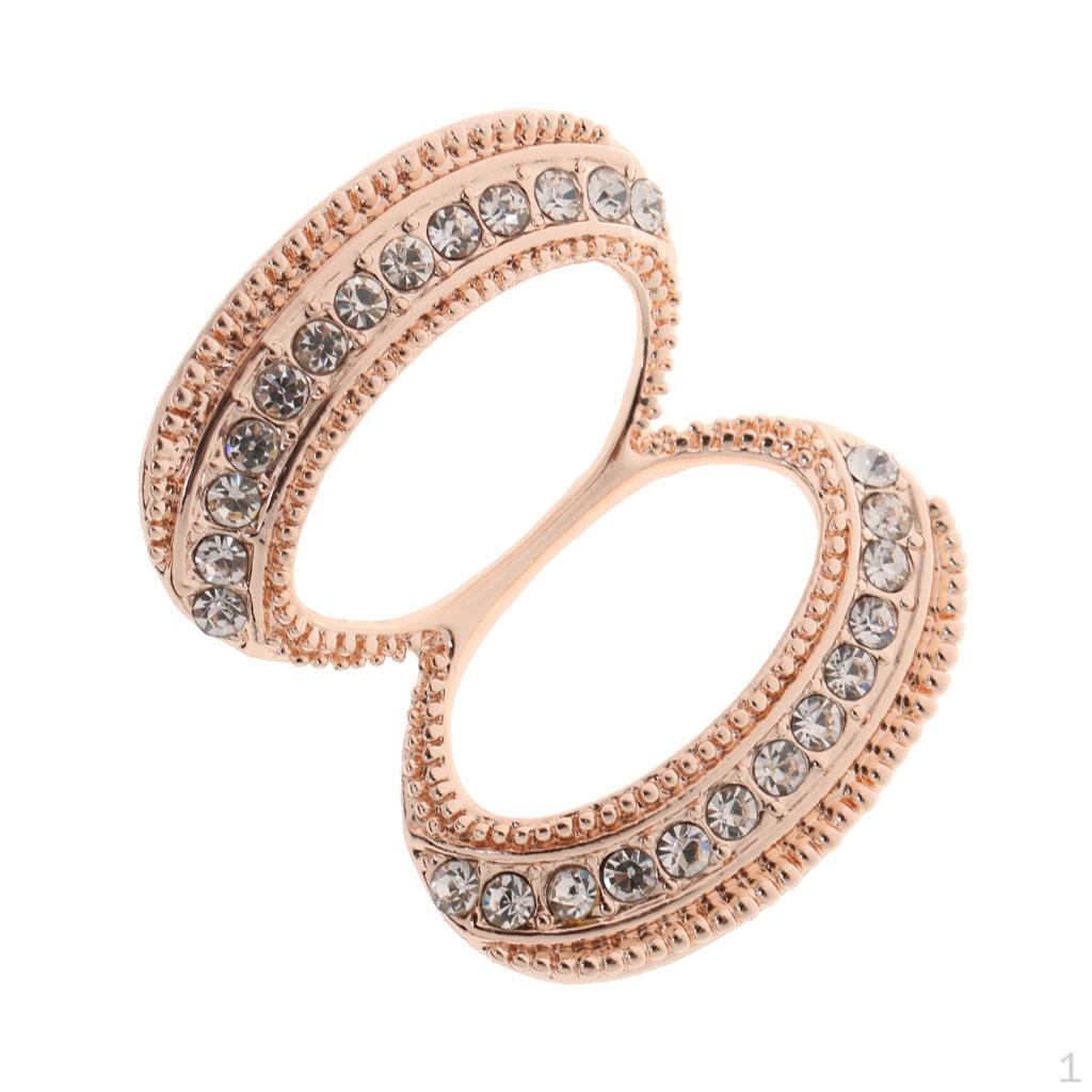 

Винтажный шарф со стразами, кольцо с пряжкой, зажим, ювелирные изделия, золото