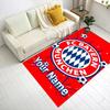 Bayern Munich Fan Gear Customize Your Name Floor Mat Suitable for Foyer Hallway Game Room Outdoor Antislip Carpet Anime Office Decor