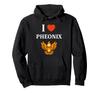 Humor Phoenix Animals Simple Fire Bird I Love Phoenix Hoodie