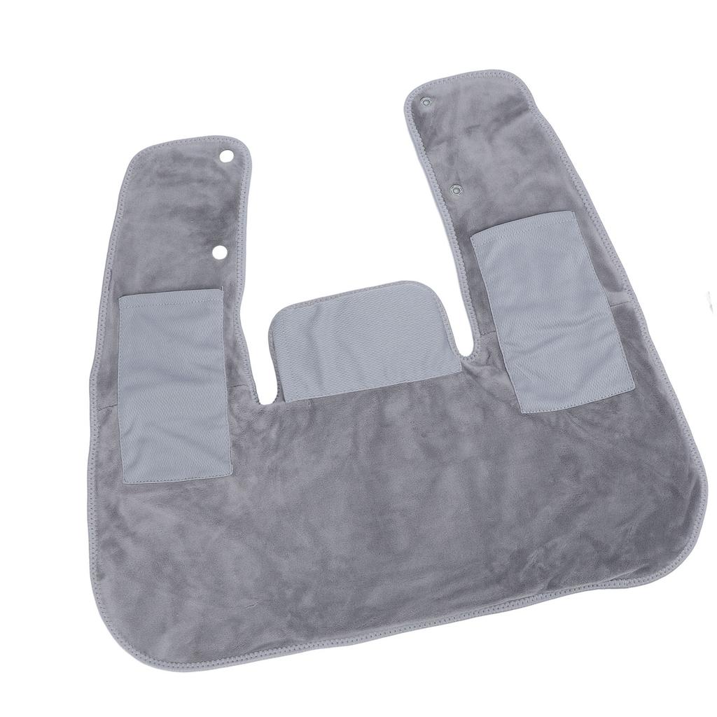 Neck and Shoulder Heating Wrap 3 Temperature Settings 3 Timers Velvet Heated Neck Shoulder Pad Gray