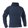 Outdoor Black Tactical Frog Suit for Male Military Fans Slim Quick-drying Long-sleeved Top as Training Uniform