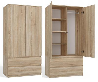 Malwa SS-90 Wardrobe SONOMA OAK