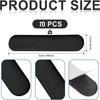 10Pcs Flexible Paddles Racket Head Sticker Head Sticker Pickleball Weighted Lead Tape  Racquets