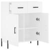 Sideboard White 69.5 x 34 x 90 cm Particleboard