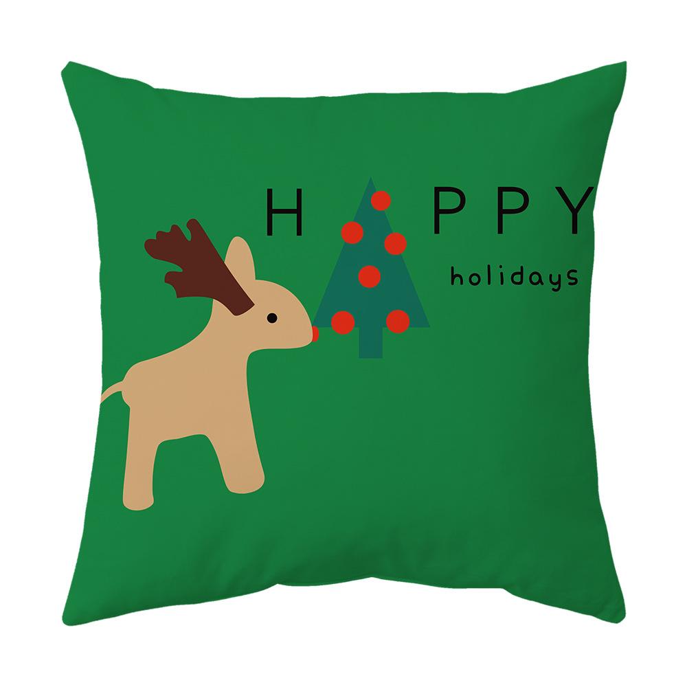 Christmas Pillow Cushion Pillow Cover Printed Pillow Cover Cushion Cover Home Holiday Gift Sofa