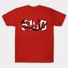 Men Black Print T-shirt 5150 E  V  H Guitar Inspired Illustration No-Cut Transfer Paper Print Cotton Tshirt
