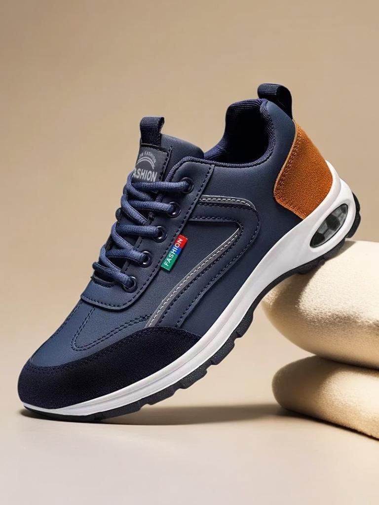 Autumn 2025 Men's Non-Slip Casual Running Shoes - Soft Sole, Wear-Resistant Trend Sneakers