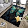 Neon Butterfly Dreamscape Office Rug Chair Mat, Entryway Carpet, Suitable for Front Door, Bedroom, Living Room, Desk, Holiday Gift