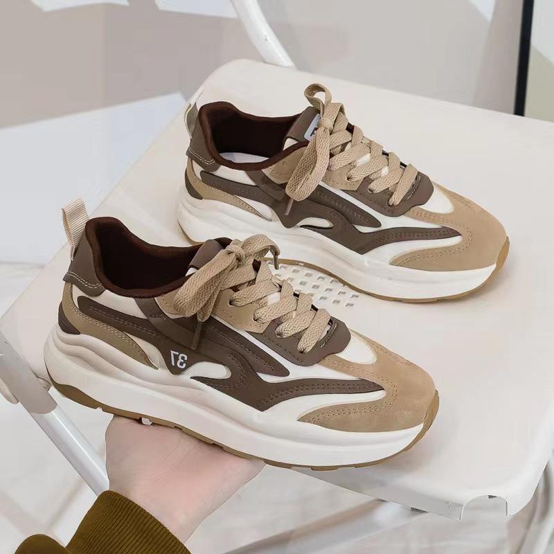 Women's Shoes Mesh Argan Dad Shoes Women's Shoes Autumn Fashion Platform Casual Sports White Shoes