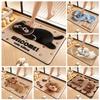Non-Slip Backing Cartoon Floor Mat Water Absorbent Area Rug 3D Plush Animal Doormat  Bathroom Rug