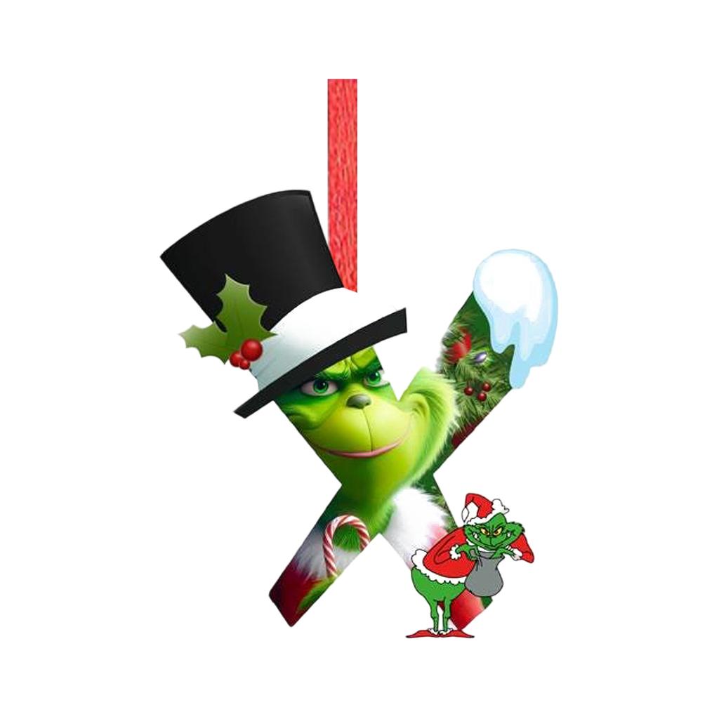2D Christmas Decoration Pendant Christmas Tree Tag Theme Party Crafts Ornament