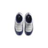 Jordan Air Jordan 11 Retro Little Fle Low top Children's Basketball Shoes Blue Silver Children Aged 3 7 Years Old BQ7101-007