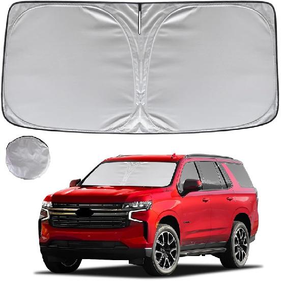 KAYZT Windshield Sun Shade For F150 2015- Foldable Sunshade Front Window  Fit Accessories