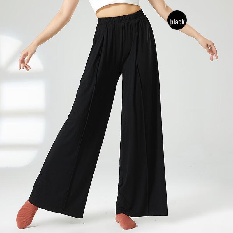 Jun Shi Women's Wide-Leg Dance Practice Pants