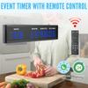 Large Digital Timer Count Up Count Down, 999 Days Countdown Multi-Function Remote Control 12/24 Hour Real Time Clock