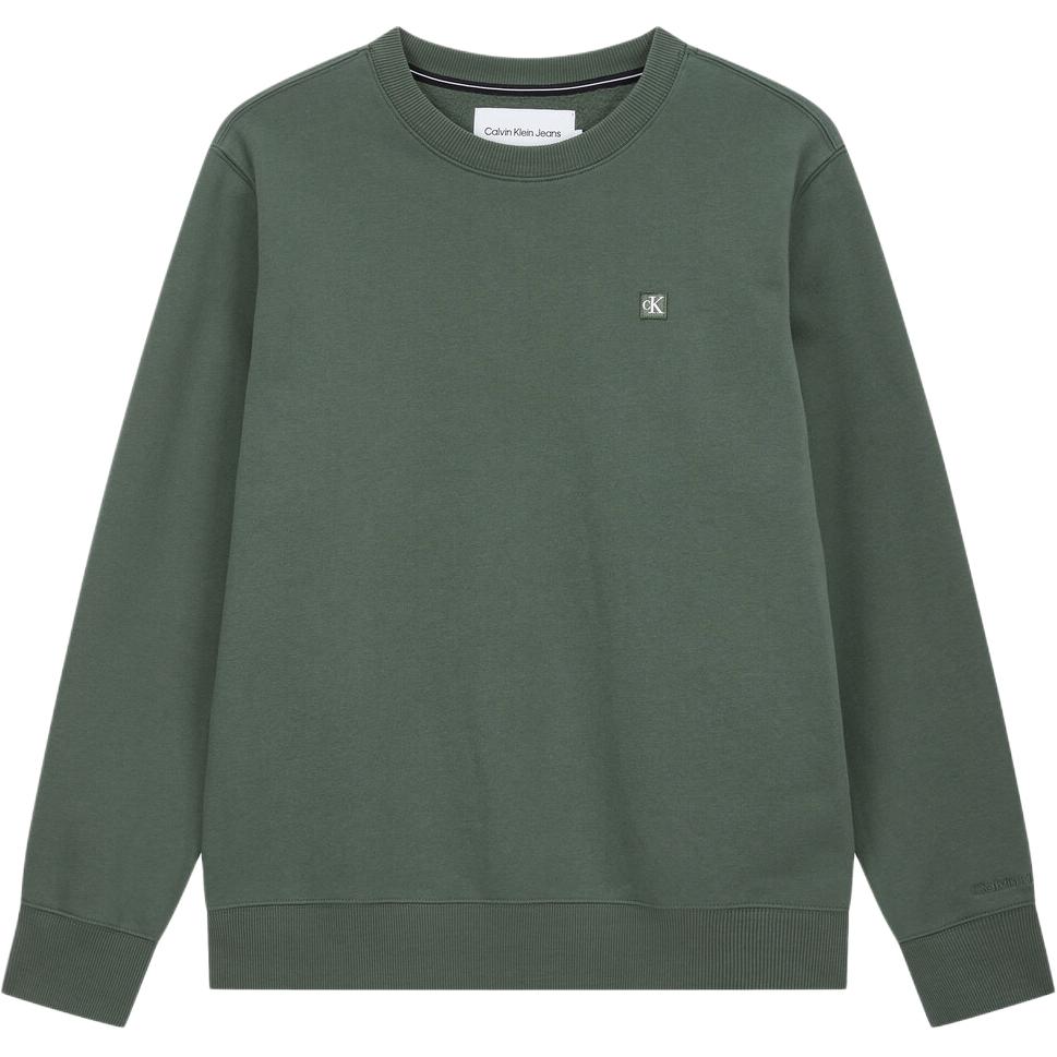 Calvin Klein Solid Color Embroidered Long Sleeve T-Shirt Men tops Khaki J322334-LLP M