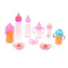 1 Set Baby Care Toy Baby Doll Feeding Bottle Kit Stroller Milk And Juice Bottles With Pacifier Prop For Baby Dolls