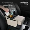 Universal Car Armrest Pad with Storage and Tissue Box