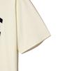 YALE Two-Tone Arch Short Sleeve T-Shirt Cream