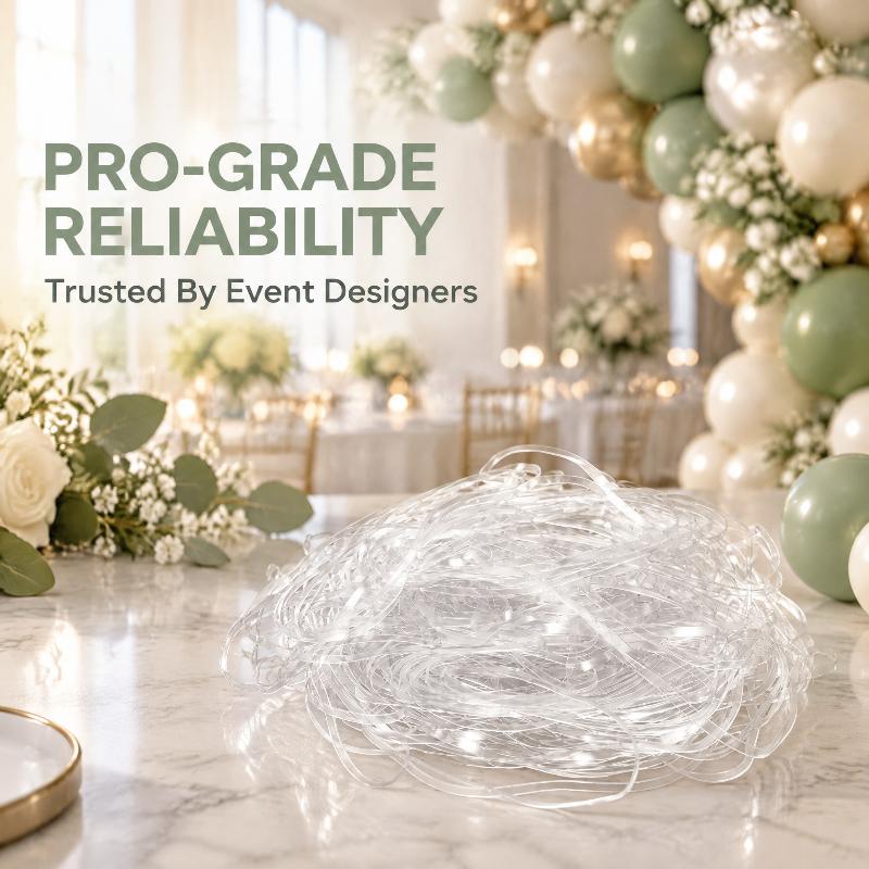 Balloon Garland Assembly Rubber Bands Non-Sticky 20/50/100Pcs Tough Fittings for Bridal Shower Party Supplies