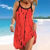 Women's Beach Dress Mini Dress  Damascus Pattern  Print Casual Modern Dress Sleeveless Loose Fit Outdoor Daily Summer