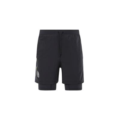 Logo Print Design Training High-Waisted Drawstring Casual Shorts Men Shorts Black 1383235-001