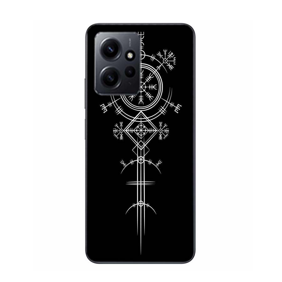Nordic Norse Phone Case For Redmi Note 14 15 Pro 5G 13 12 Pro Plus 11 11T 11E 11S 10 Pro 10S 9 9S Cover Cell Clear TPU Capa Comp