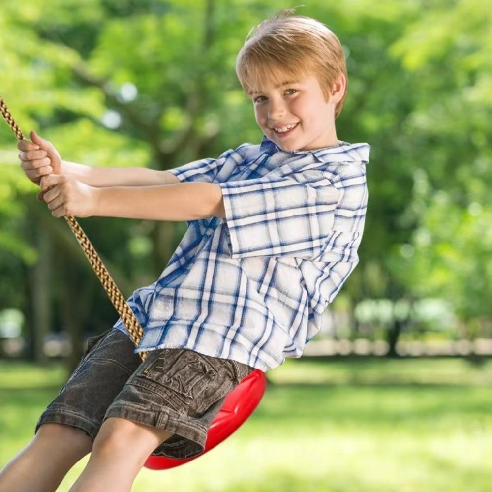 Height Adjustable Ropes Children's Disc Swing Indoor Outdoor Toys Toy Swings Kids Garden Swing