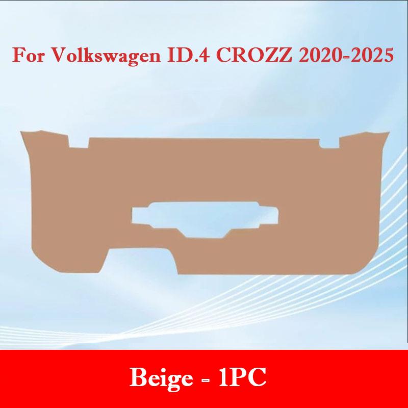 For Volkswagen ID.4 X CROZZ 2020-2026 Car Trunk Door Anti Kick Pad Tailgate Protective Sticker Cargo Liner Interior Accessories