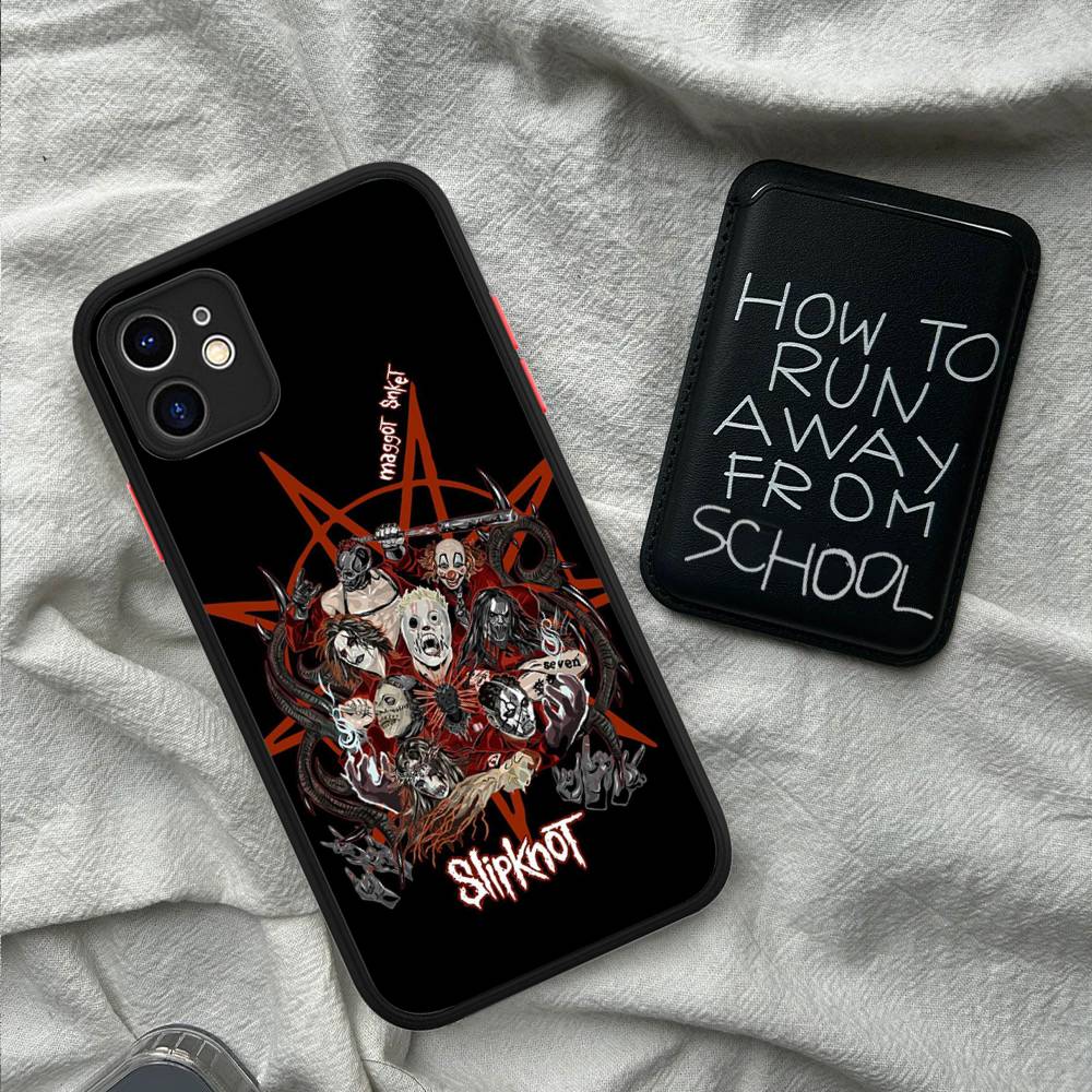 S-Slipknot Rock Matte Protective Case For IPhone 16 15 14 13 12 11 Pro Max X XS MAX Protection Case