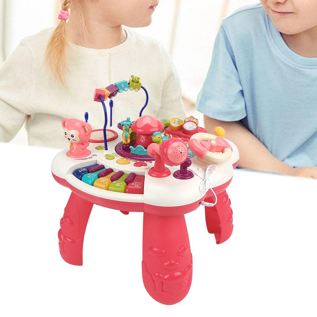Durable Creative Interactive Portable Music Learning Activity Table for Kids