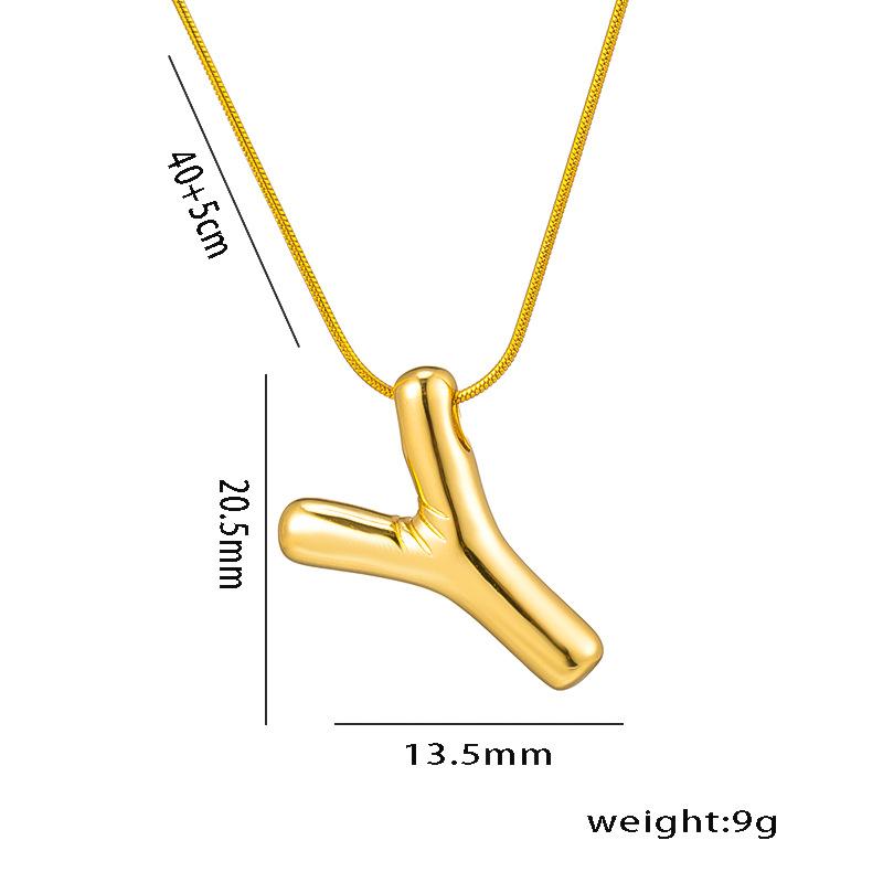 Collana con Ciondolo Lettera Alfabeto A-Z in Acciaio Inossidabile per Donna Catena a Serpente Iniziale Choker Clavicola Collane Gioielli per Regali di Compleanno